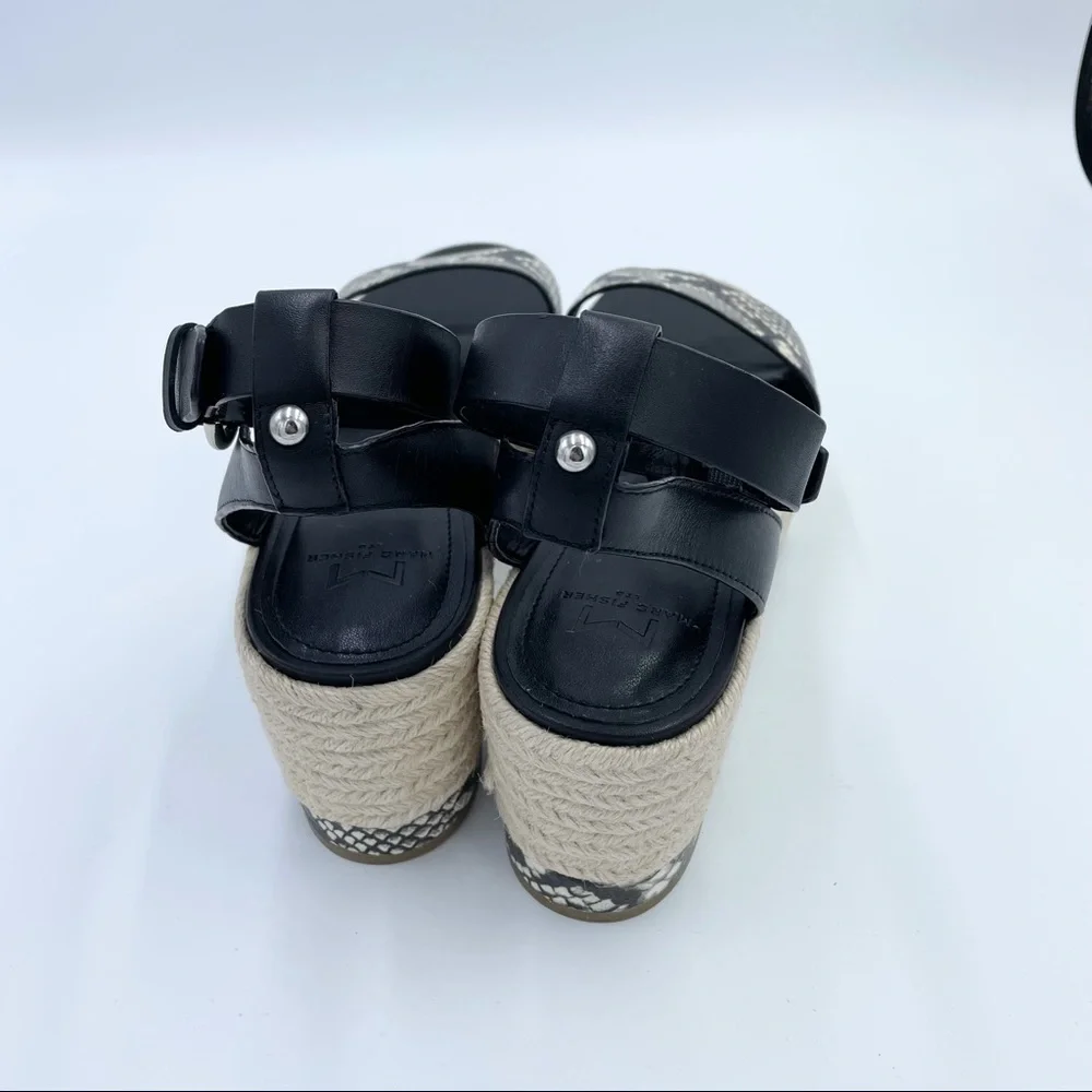 Marc Fisher LTD Gigli Platform Espadrille Leather Sandal